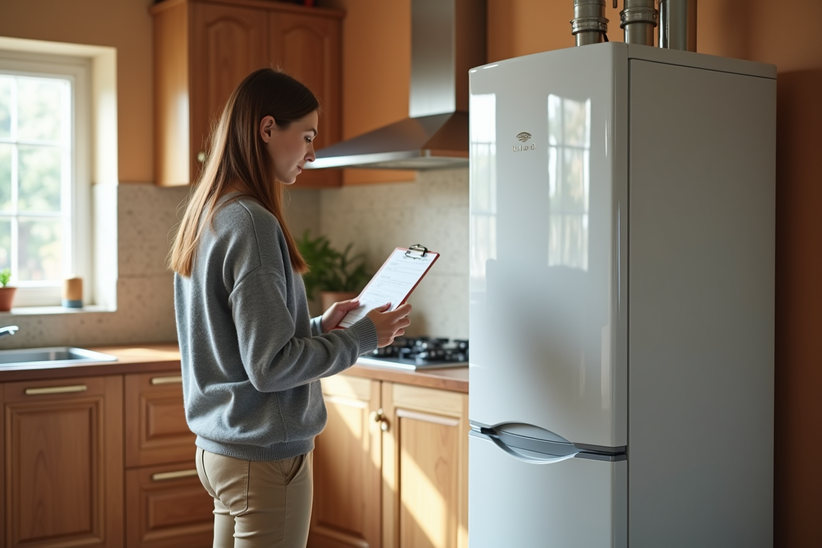 Jeune femme compare ses factures d