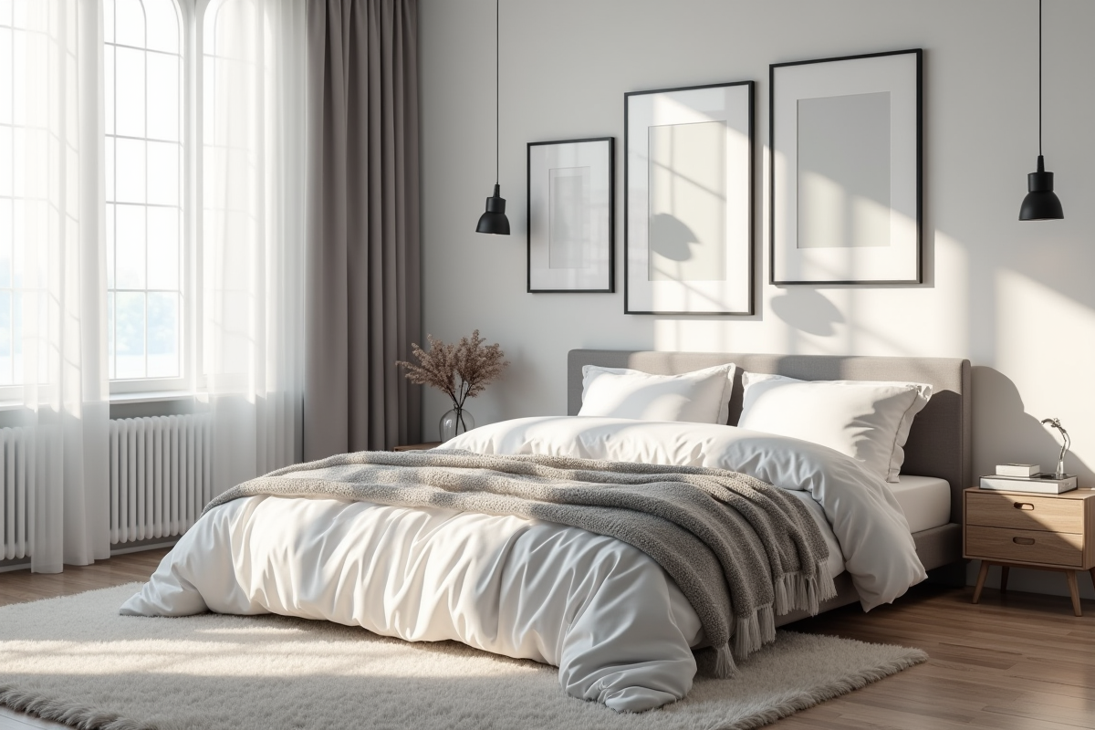 chambre décorée