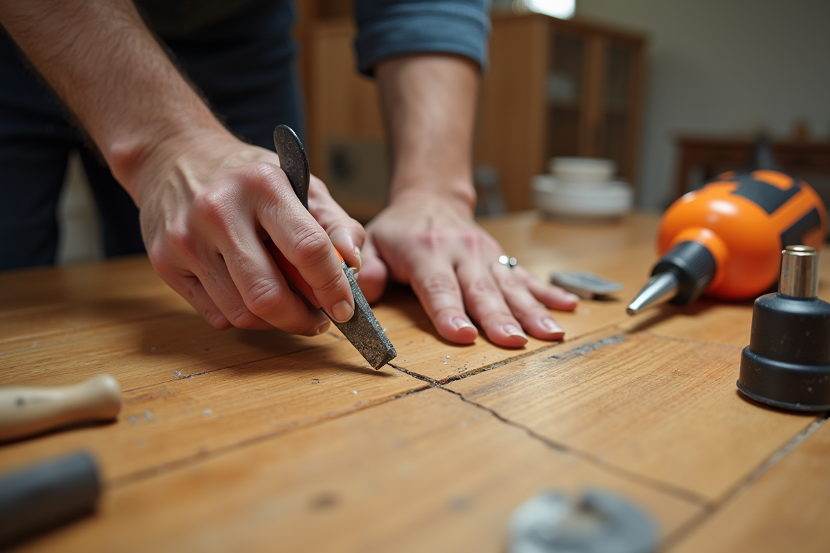 parquet rayures