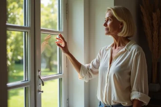Fenêtre à double vitrage avec isolation solaire efficace