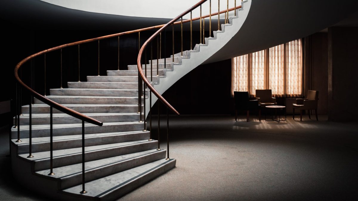 Escalier métallique